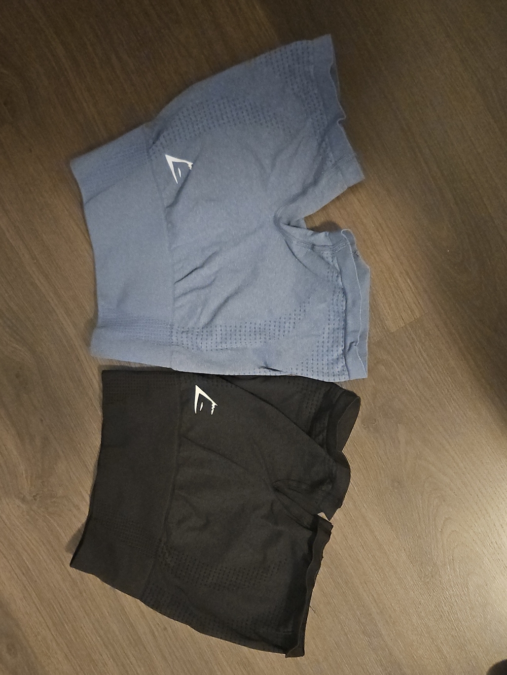 Gymshark Seamless Sports Bras - Blue and Black